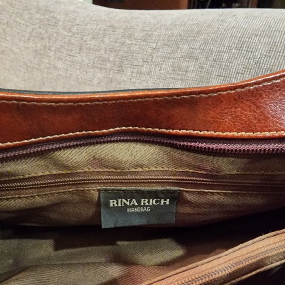 RINA RICH Handbag - Brown Multi - Picture 6 of 6